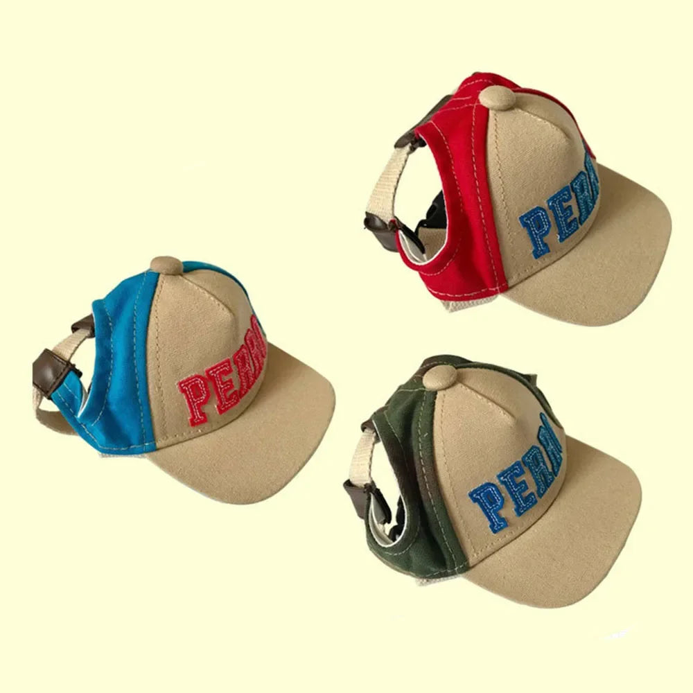 VarsityPup™ Classic Canvas Sport Baseball Cap for Dogs