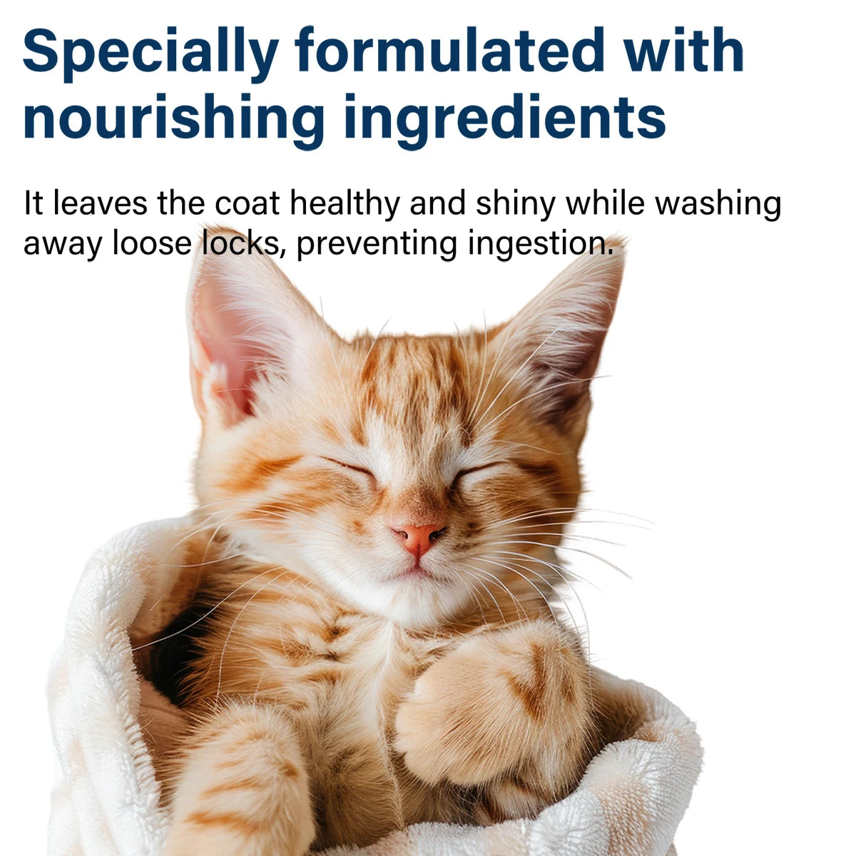 GJYC™ Travel-Size Gentle Moisture Cat Shampoo (100ml Non-Irritating Formula)