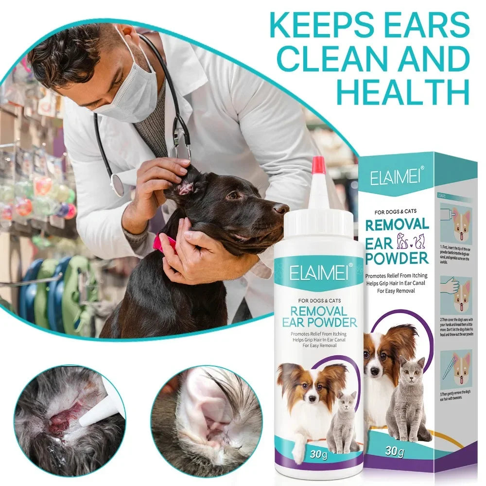 DUTRIEUX™ Painless Ear Hair Removal Powder for Dogs (30g)