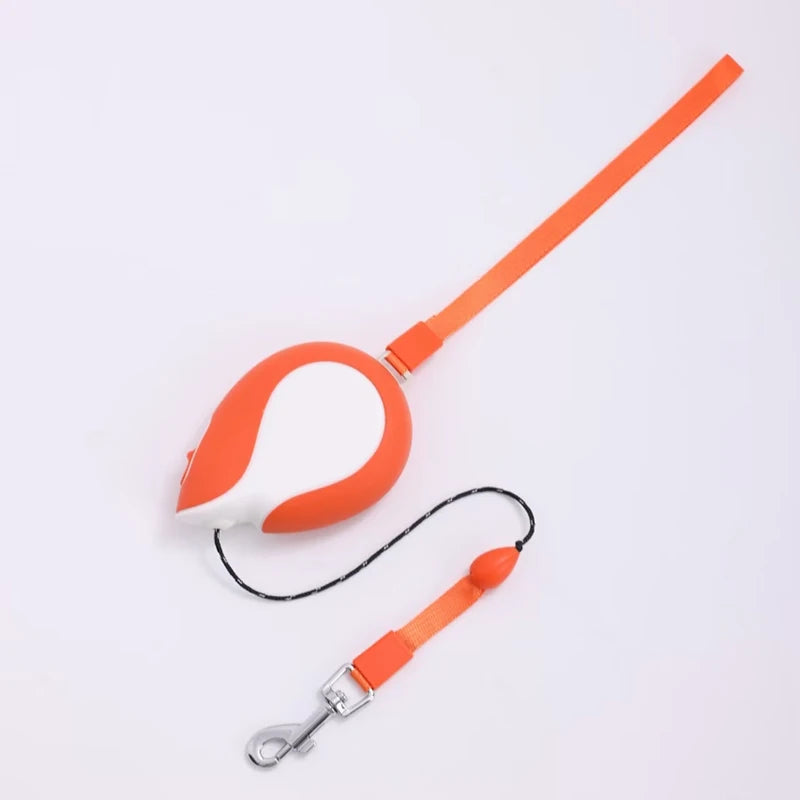 Booteely Compact Ultra-Light Retractable Leash with Hand Loop for Small Dogs & Cats