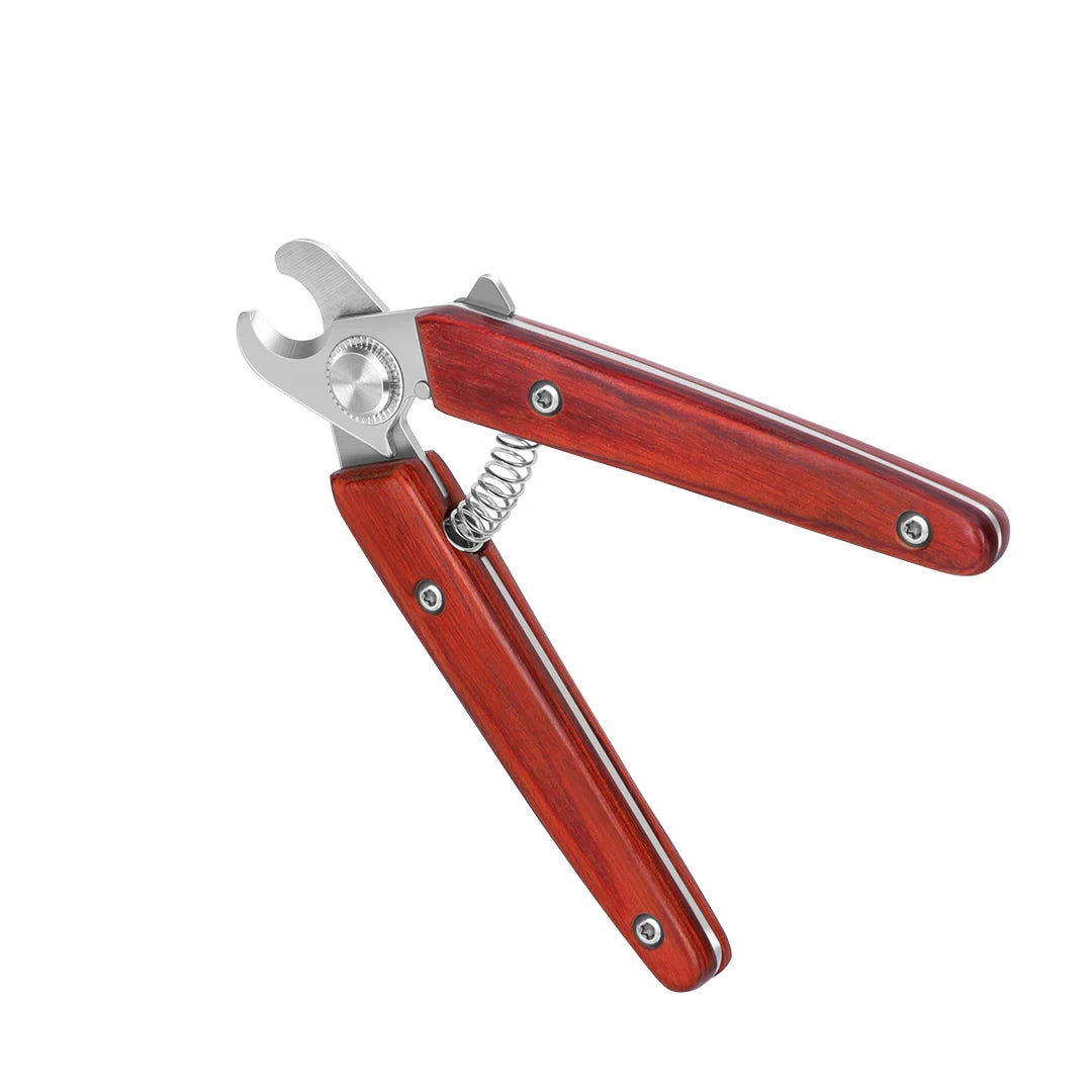 EcoGroom™ Premium Wooden-Handled Professional Pet Nail Clippers