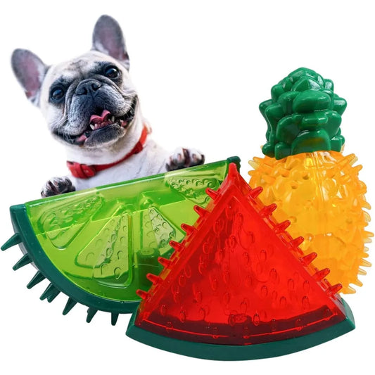 FrostBite™ Ice Cooling & Squeaky Teething Toy for Dogs