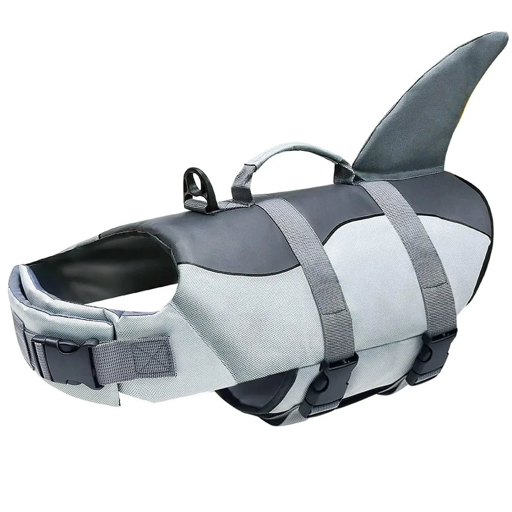 Mermaid Tail High-Buoyancy Dog Life Jacket with Rescue Handle