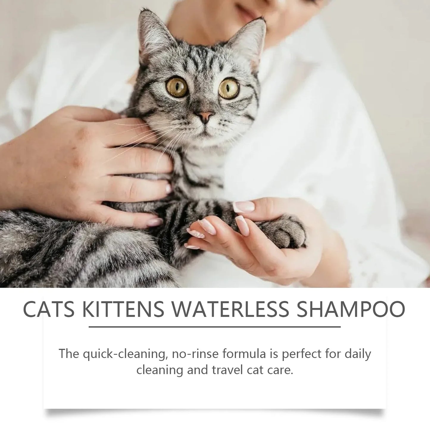 PurrFresh™ Waterless Rinse-Free Cat Foam Shampoo (60ml Express Clean)
