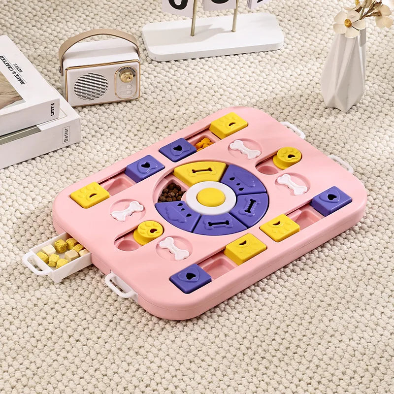 NOCCLILI™ Multi-Cell Interactive Pet Puzzle & Dog Enrichment Feeder