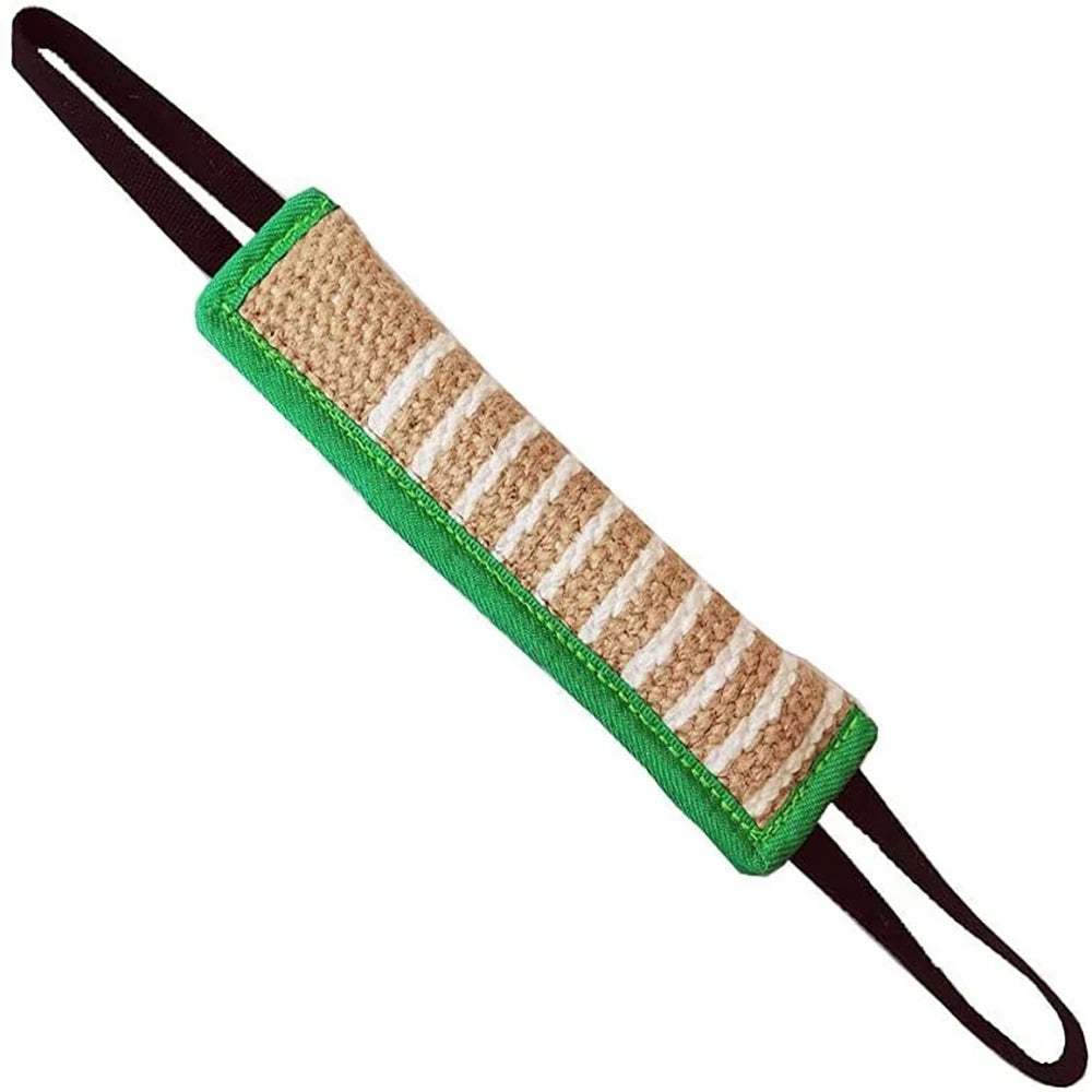 TugPro™ Heavy-Duty Jute Dog Bite Stick & Training Pillow
