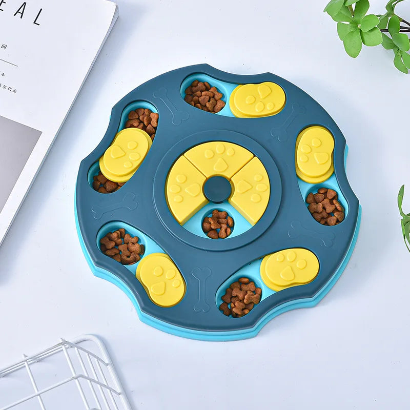 IQ-Brainiac™ Interactive Pet Puzzle Game & Slow Feeder Bowl