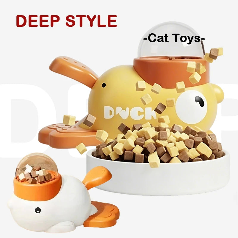 DuckFeeder™ 2-in-1 Interactive Cartoon Treat Dispenser & Slow Feeder