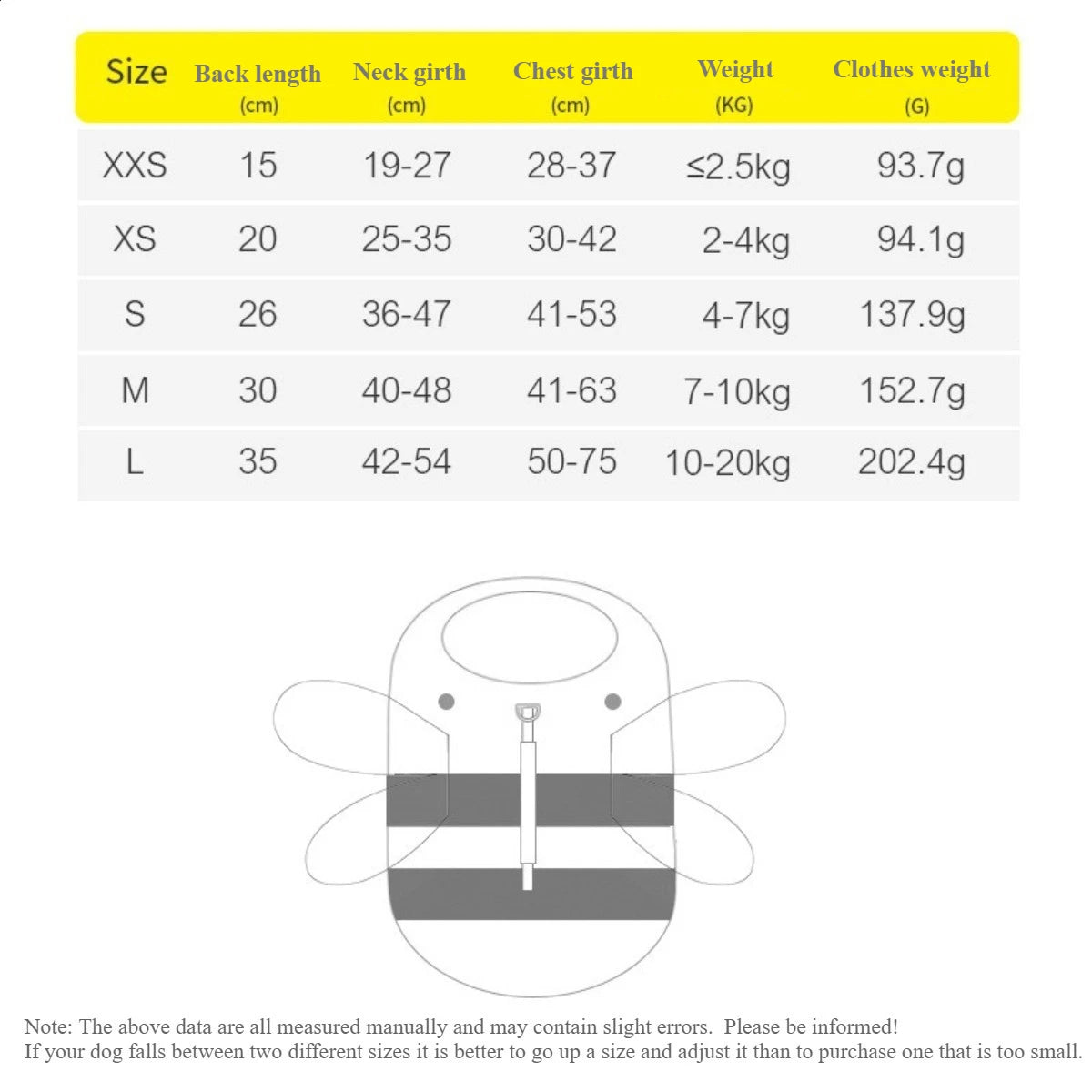 Little Bee High-Buoyancy Oxford Dog Life Jacket with Rescue Handle