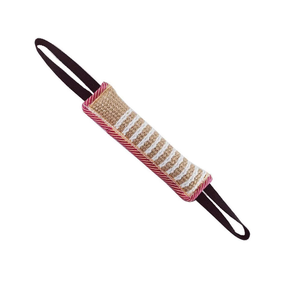 TugPro™ Heavy-Duty Jute Dog Bite Stick & Training Pillow