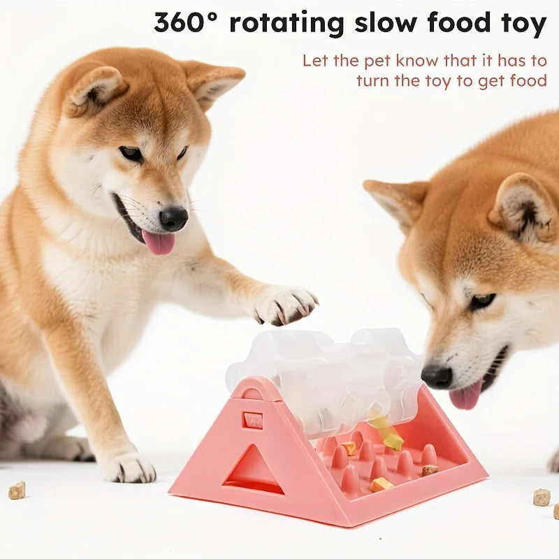 IQ-Tumbler™ Interactive Leak-Proof Wobble Feeder & Dog Toy