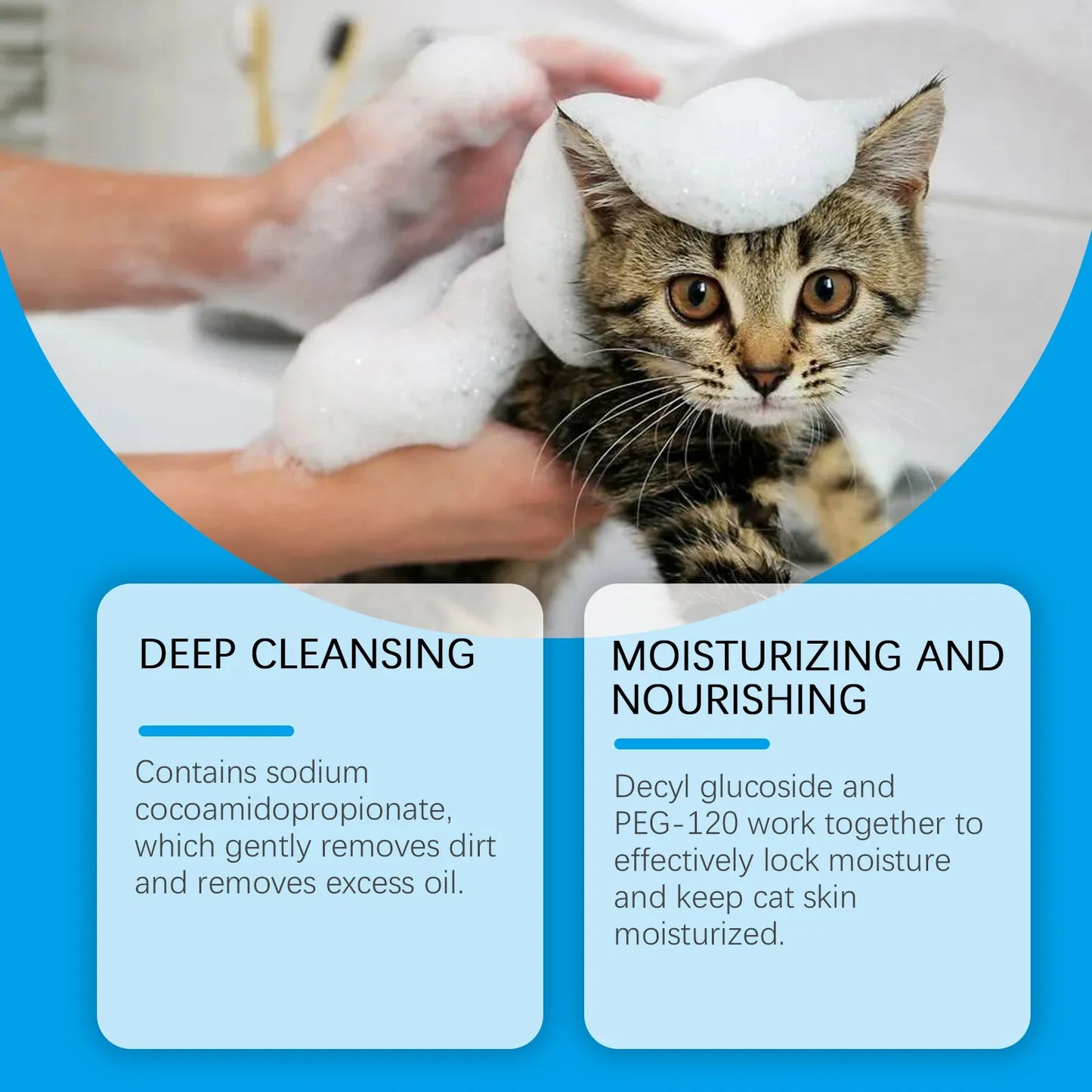 PurrFresh™ Waterless Rinse-Free Cat Foam Shampoo (60ml Express Clean)