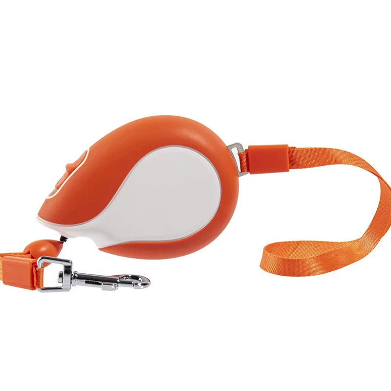Booteely Compact Ultra-Light Retractable Leash with Hand Loop for Small Dogs & Cats