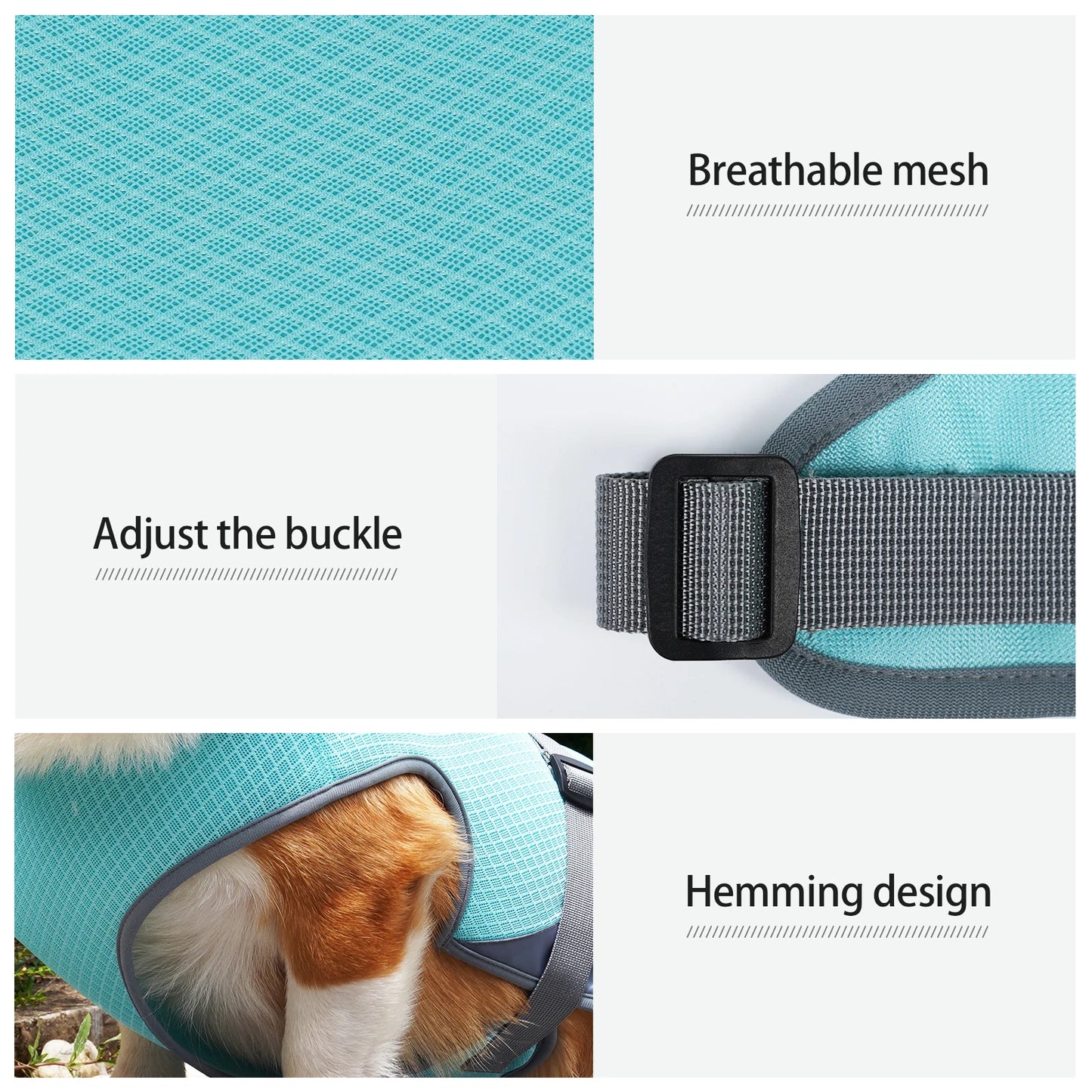 HydroFrost™ Pro Reflective Dog Cooling Vest & Evaporative Jacket