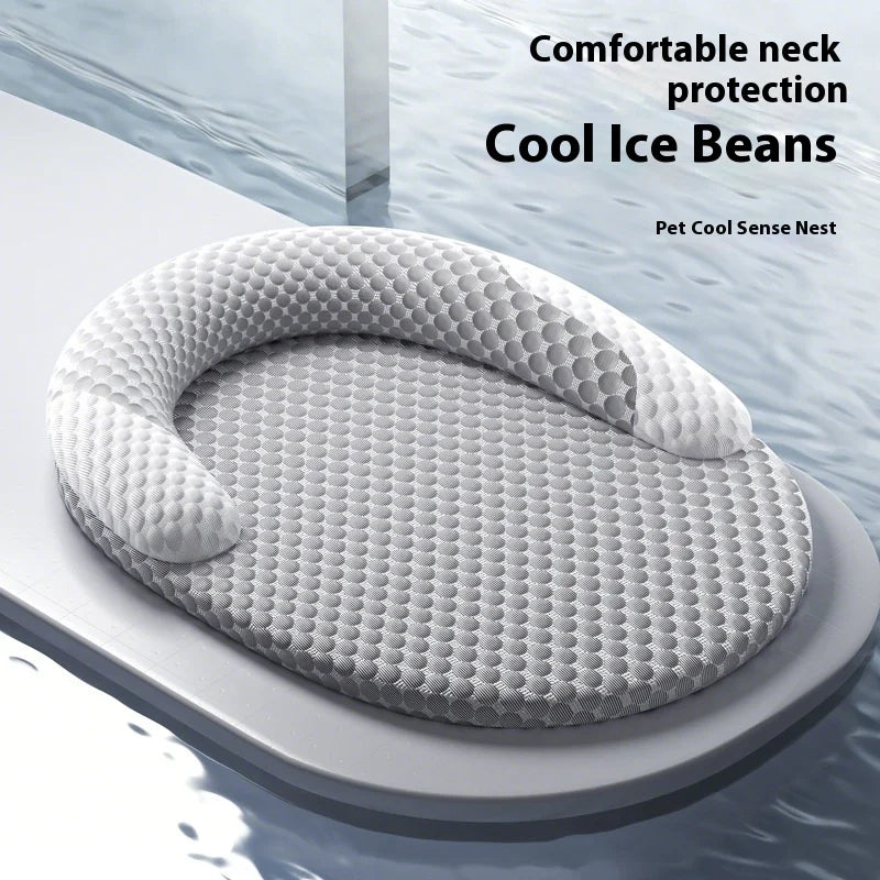 IceCloud™ Washable Orthopedic Pet Cooling Mat & Summer Bed