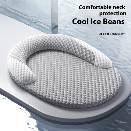 IceCloud™ Washable Orthopedic Pet Cooling Mat & Summer Bed