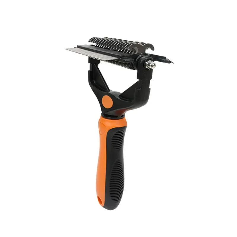 GroomPro™ 3-in-1 Pet Deshedding Tool & Undercoat Dematting Rake