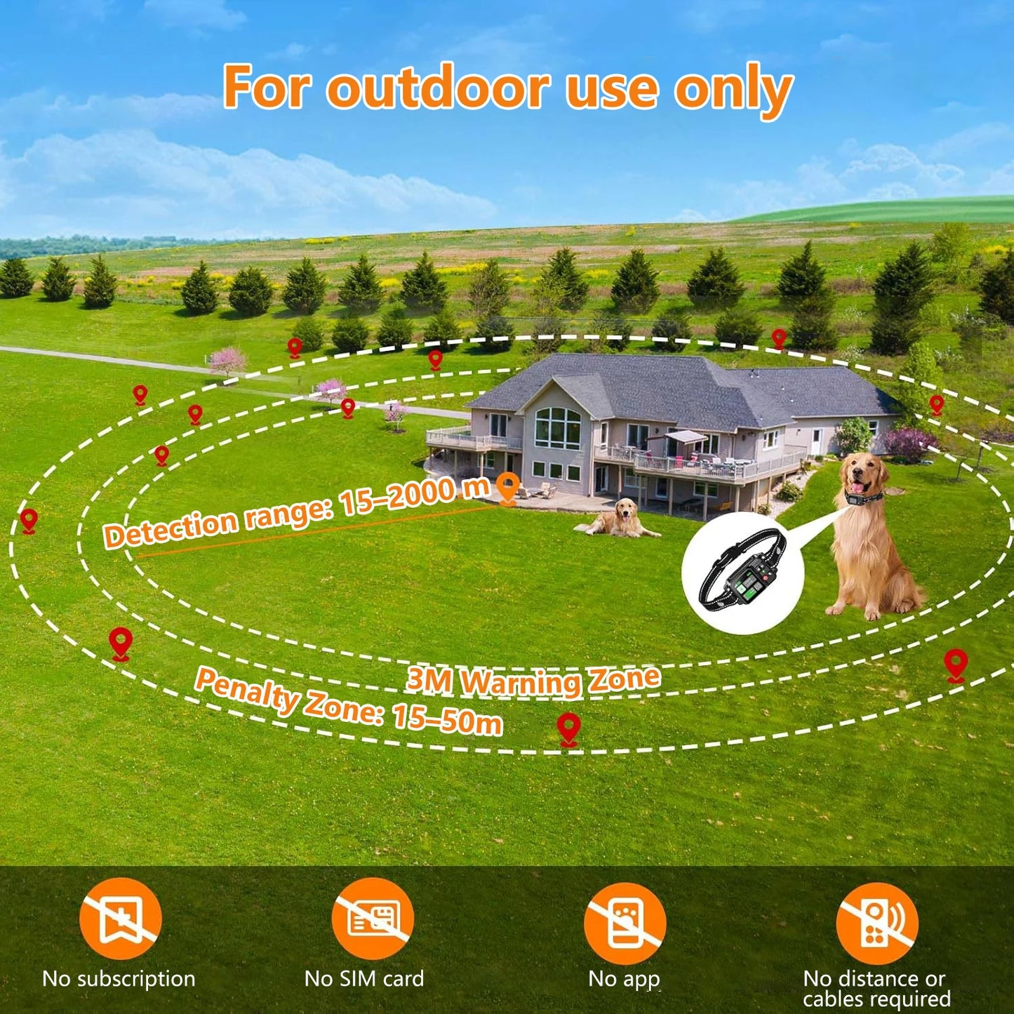 El Pawrado™ Wireless GPS Dog Fence System