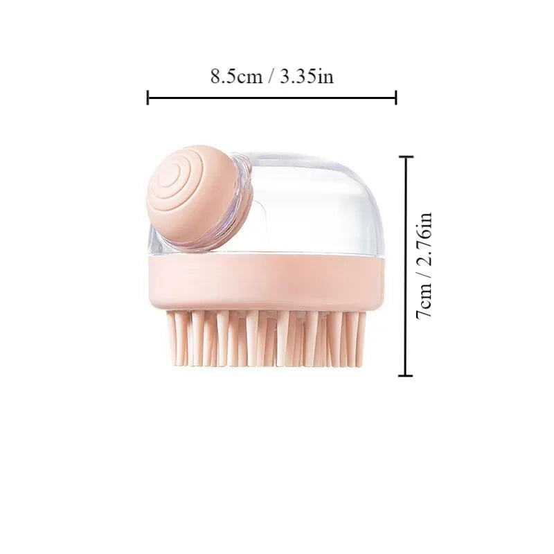 SudsMaster™ Pro 2-in-1 Pet Bath Brush & Deep-Clean Shampoo Dispenser